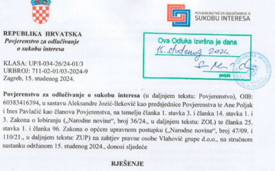 Vlahovic Group is the first entity registered in the Register of Lobbyists of the Republic of Croatia